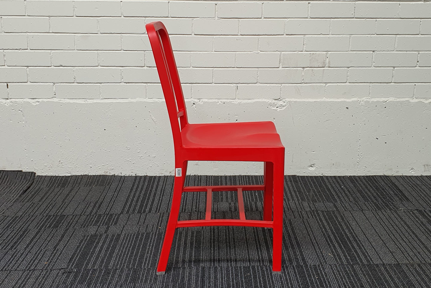 Emeco 111 Navy Chair Red