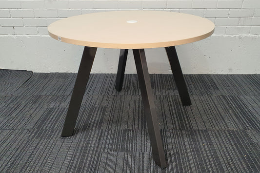 Round Meeting Table with Cable Management